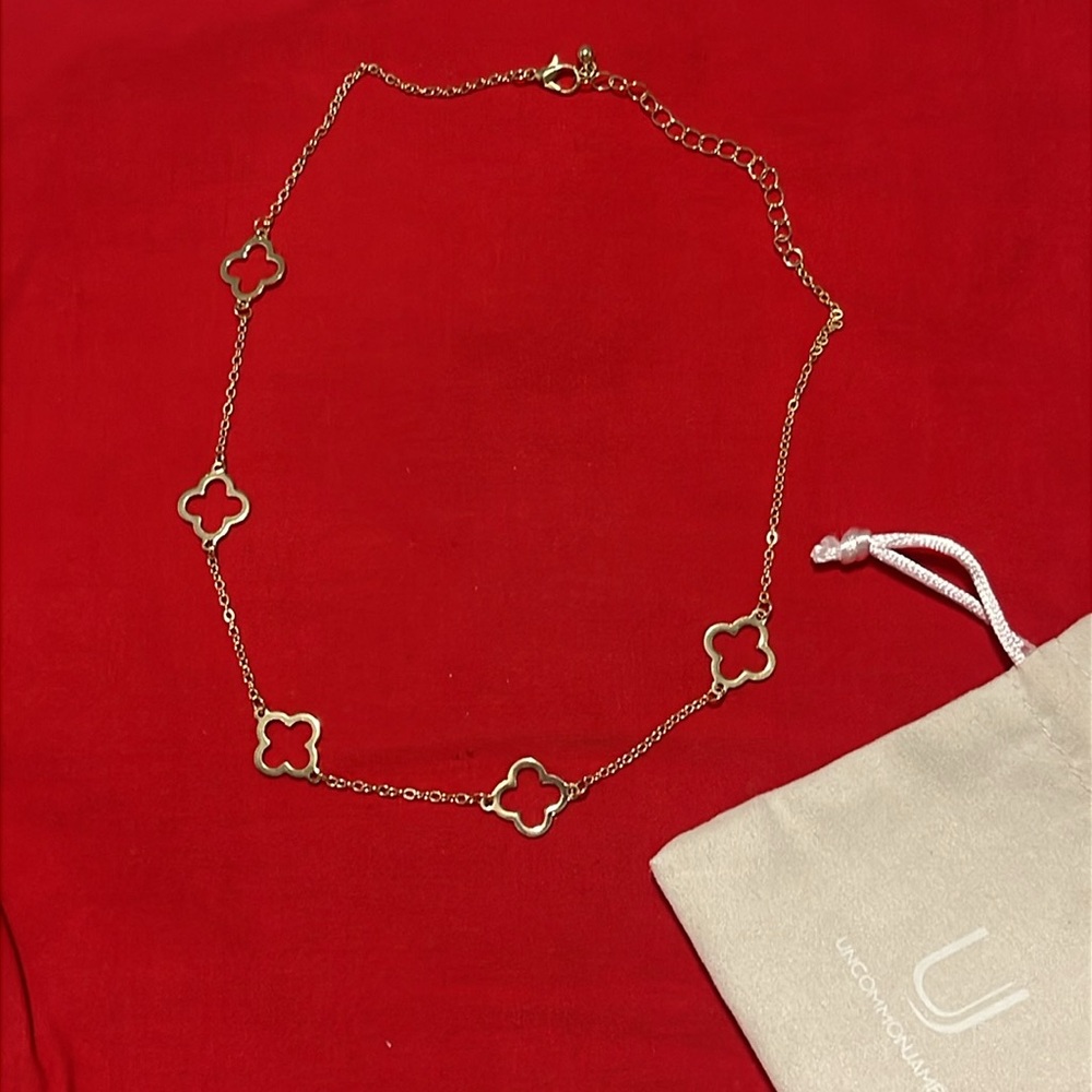 Uncommon James Open Clover Necklace